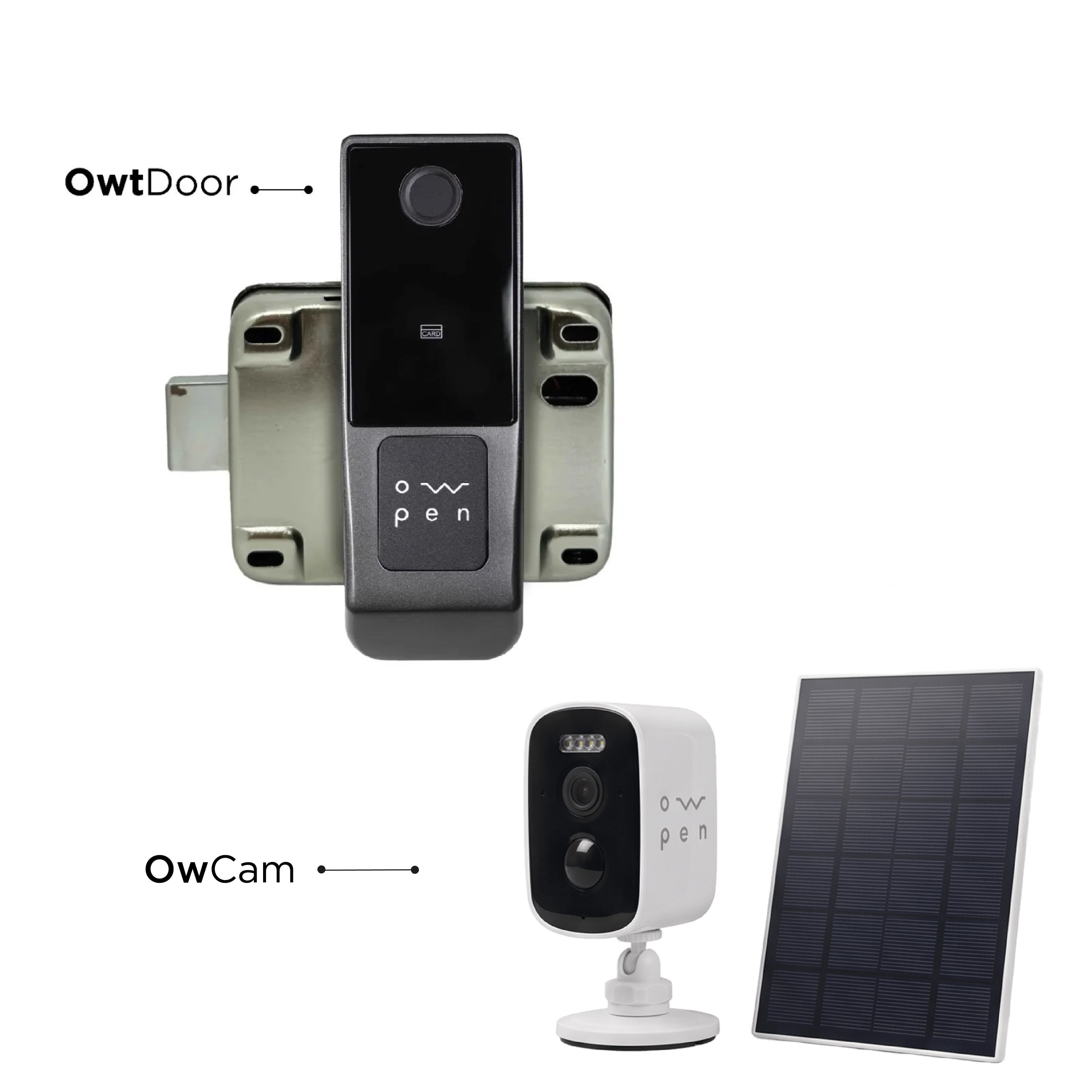Pack Exterior Cerradura y Cámara Owpen®