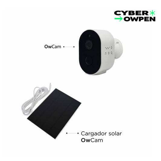 PREVENTA Cámara Inteligente Ow-Cam y Cargador Solar