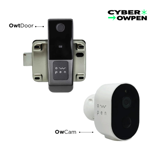 PREVENTA Pack Exterior Cerradura y Cámara Owpen®