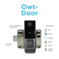 PREVENTA Owt-Door - Cerradura Inteligente de Sobreponer Owpen®
