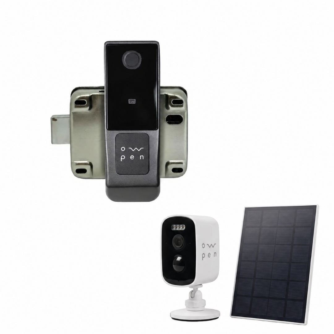 Pack Exterior Cerradura y Cámara Owpen®