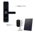 Pack Cerradura Ow-door Plus, Cámara con Cargador Solar Owpen®