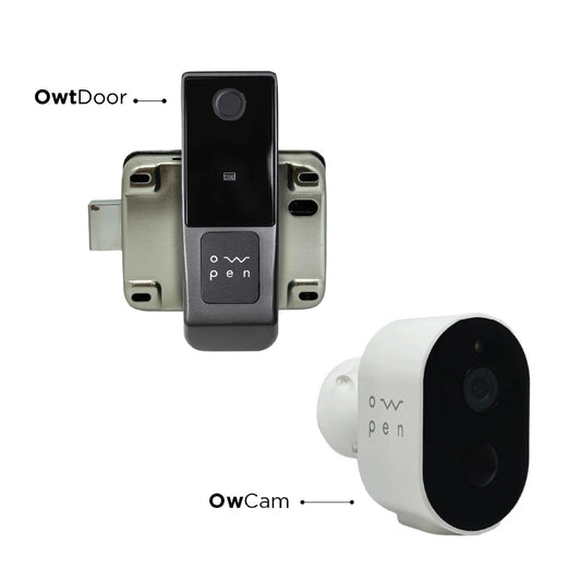 Pack Exterior Cerradura y Cámara Owpen®
