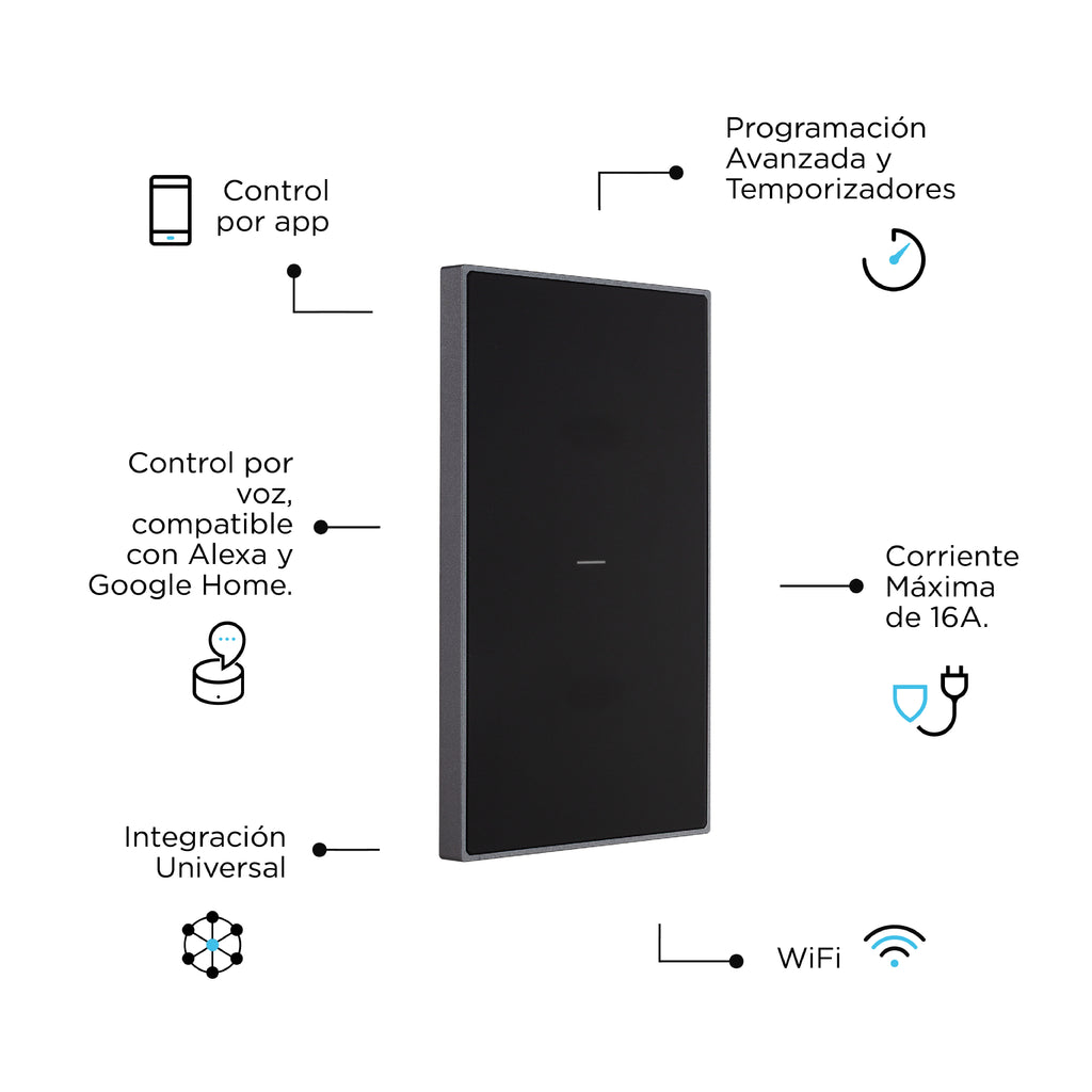 Ow-Switch Simple - Interruptor Inteligente Simple con Neutro