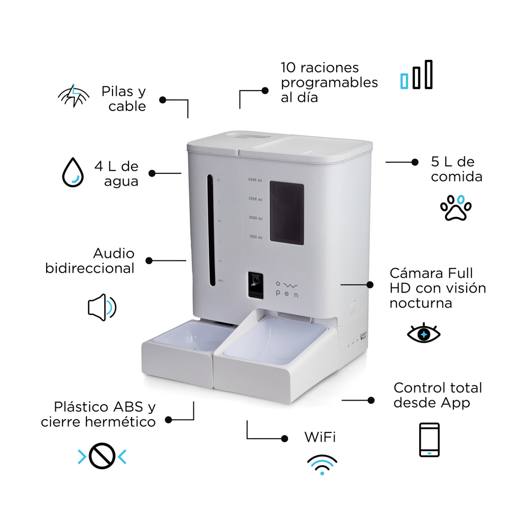 Ow-Pet (Dispensador Inteligente de Agua y Alimento para Mascotas)